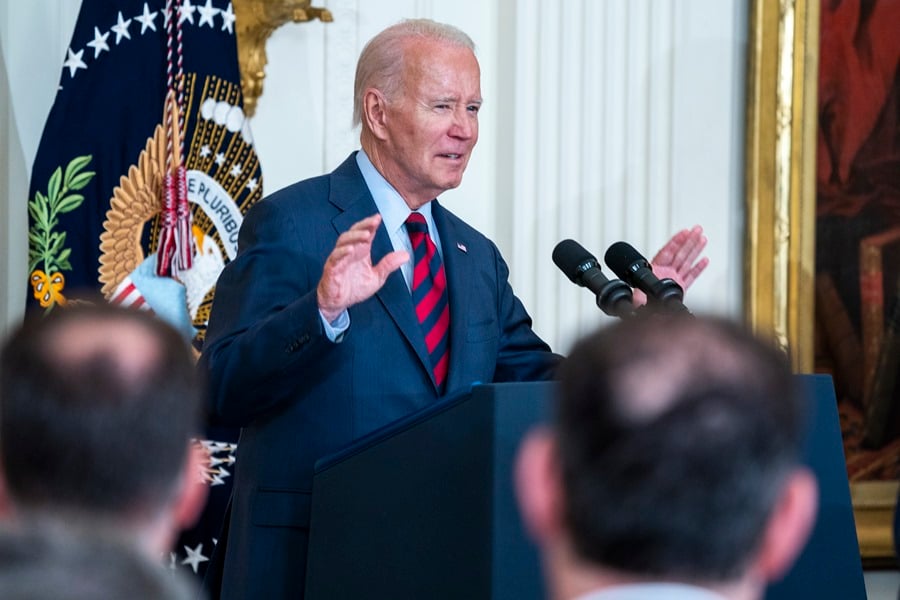 El presidente de los Estados Unidos, Joe Biden en Washington, DC, Estados Unidos. EFE/EPA/SHAWN THEW