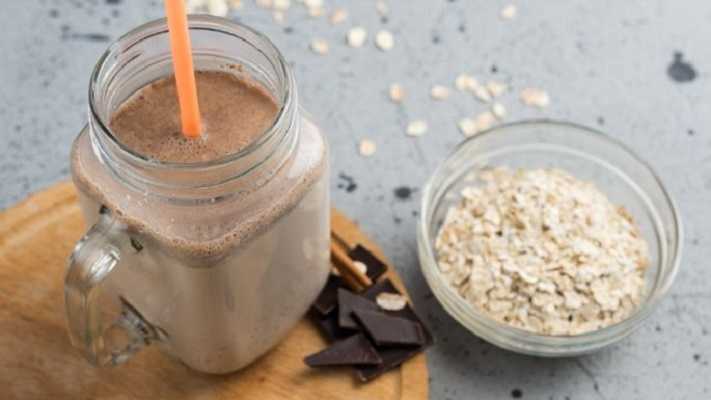 Chocolate con leche de avena