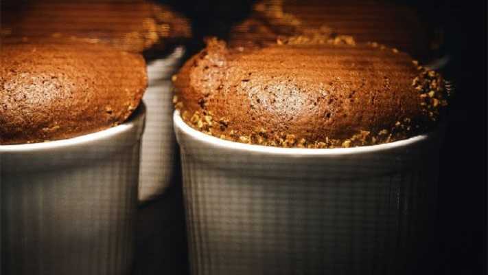 Soufflé de chocolate