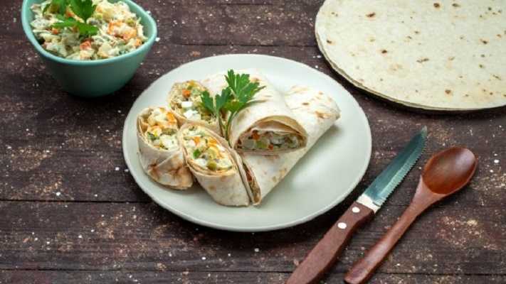 Burritos de espinaca con huevo