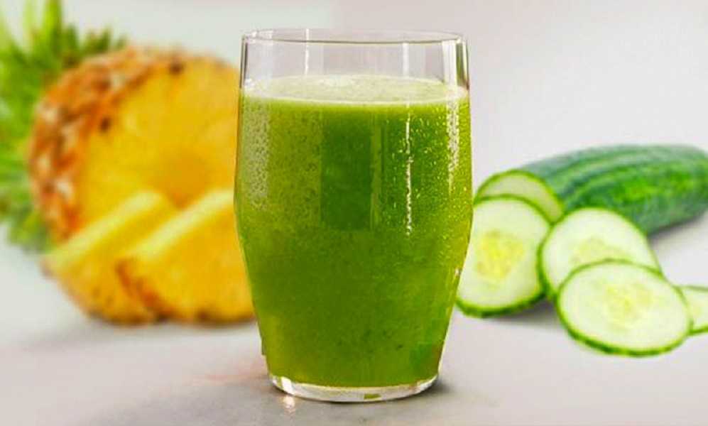 Jugo verde con piña: prepara esta bebida y pierde peso