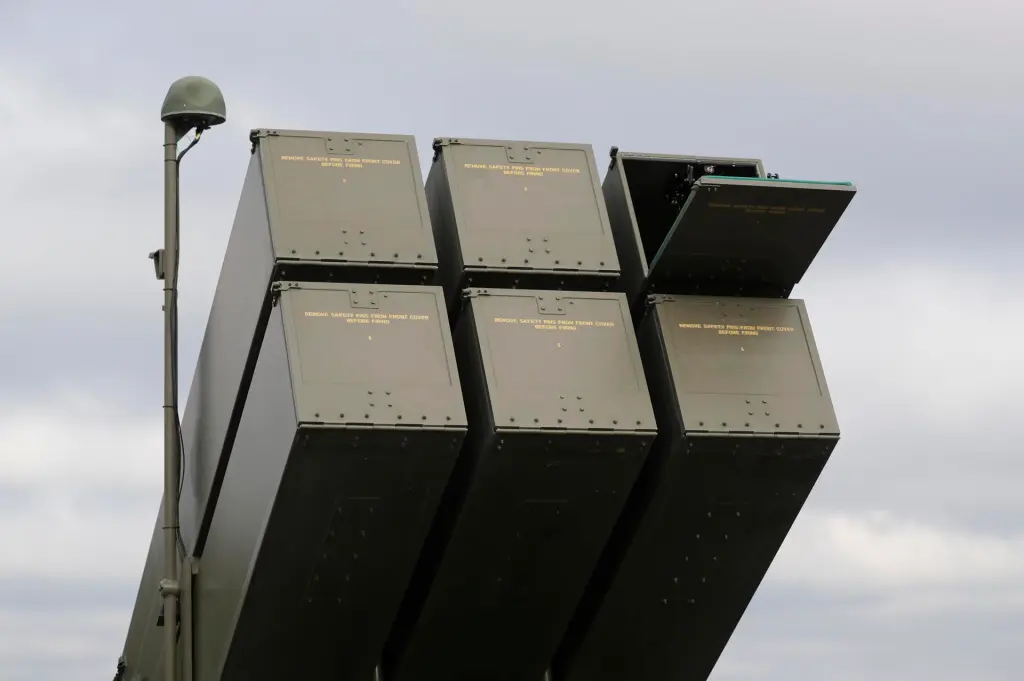 Vista de sistemas de misiles tipo tierra-aire NASAMS, en una fotografía de archivo. EFE/Toms Kalnins