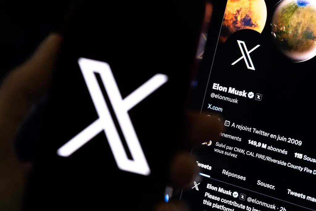 Fotografía del logo de 'X'. EFE/Etienne Laurent