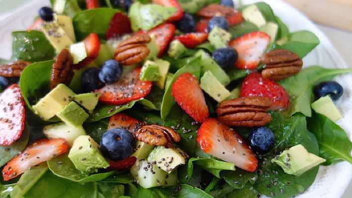 Ensalada de frutos rojos
