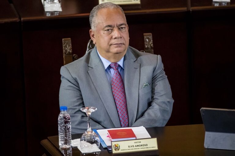 Imagen de archivo del chavista Elvis Amoroso. EFE/ Miguel Gutiérrez