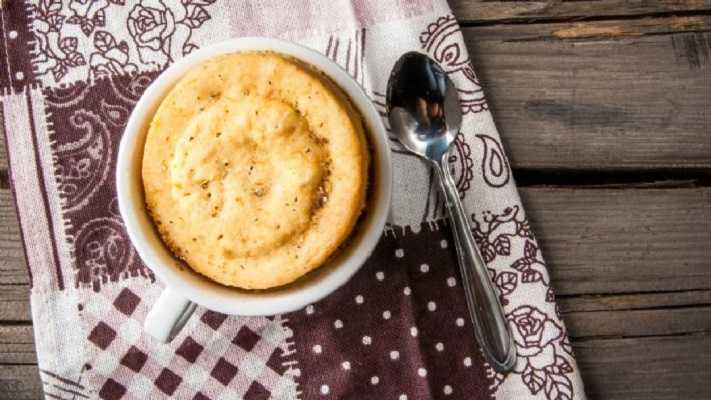 Mug cake de naranja