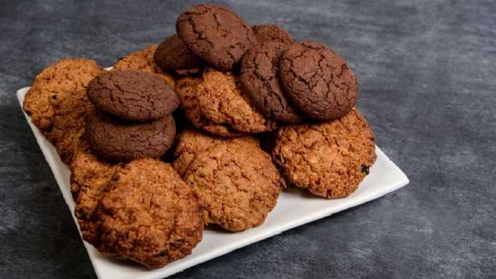 Galletas de coco con chocolate