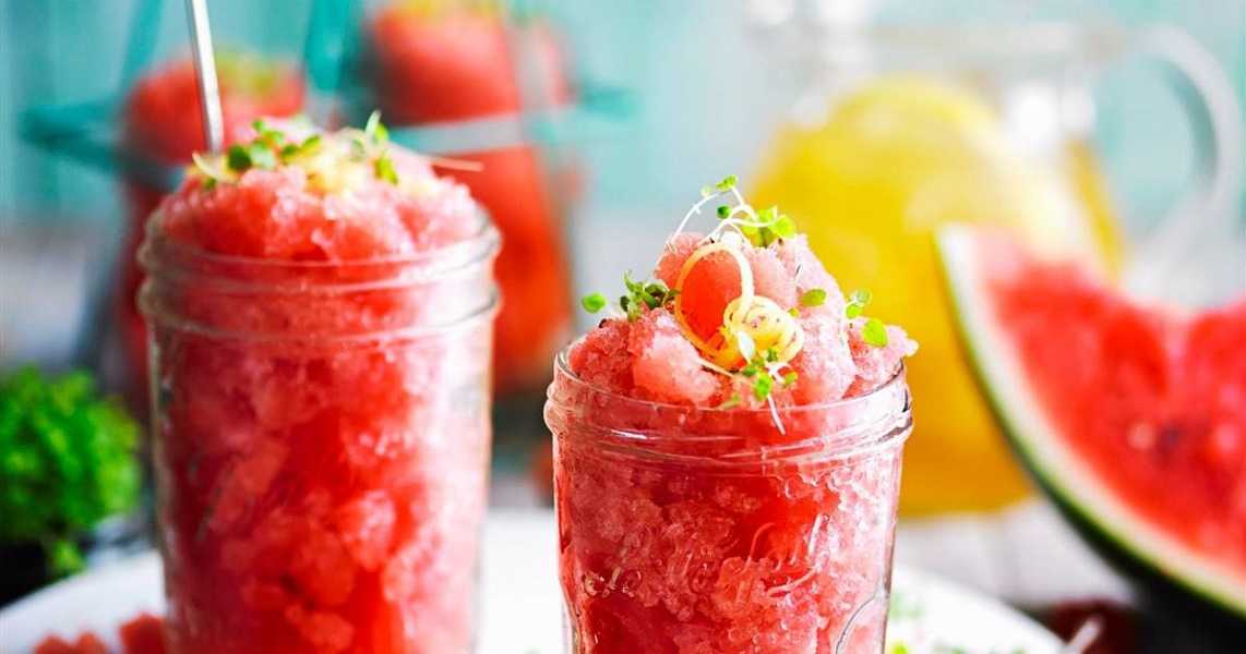 Granizados de frutas para hacer en casa