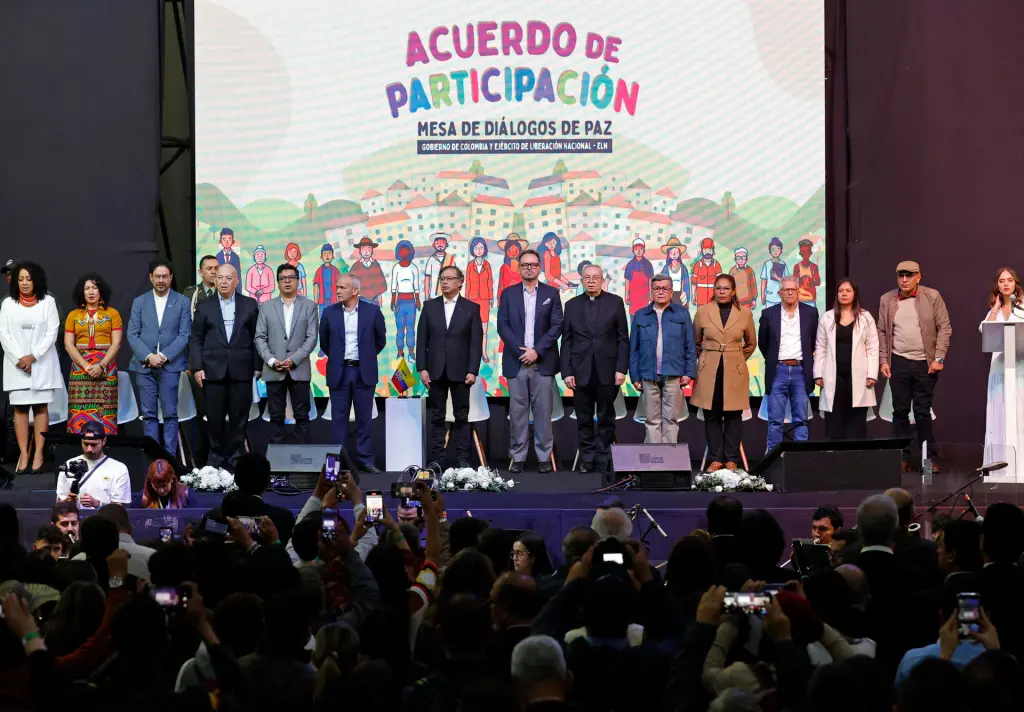 Vista general de la instalación del Comité Nacional de la Participación - instancia transitoria de la Mesa de Diálogos de Paz, en Bogotá (Colombia). Foto de archivo. EFE/ Mauricio Dueñas Castañeda