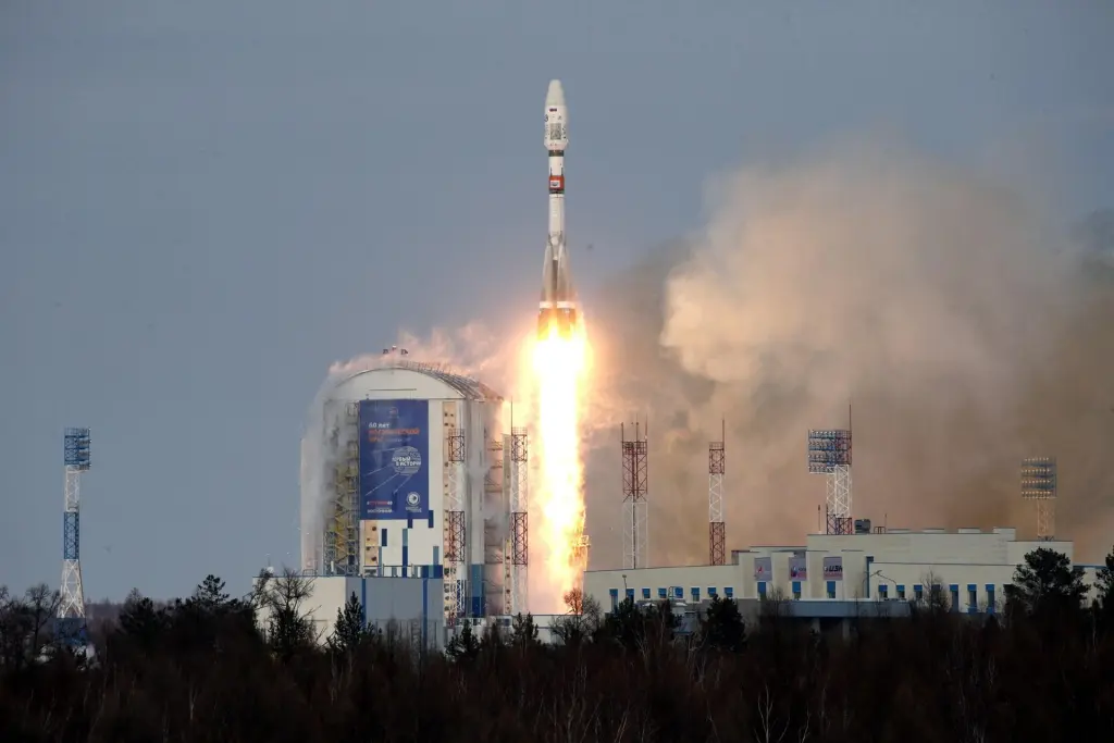 Lanzamiento de un cohete en el cosmódromo Vostochny a las afueras de Tsiolkovsky (Rusia) , en una fotografía de archivo. EFE/ Maxim Shipenkov