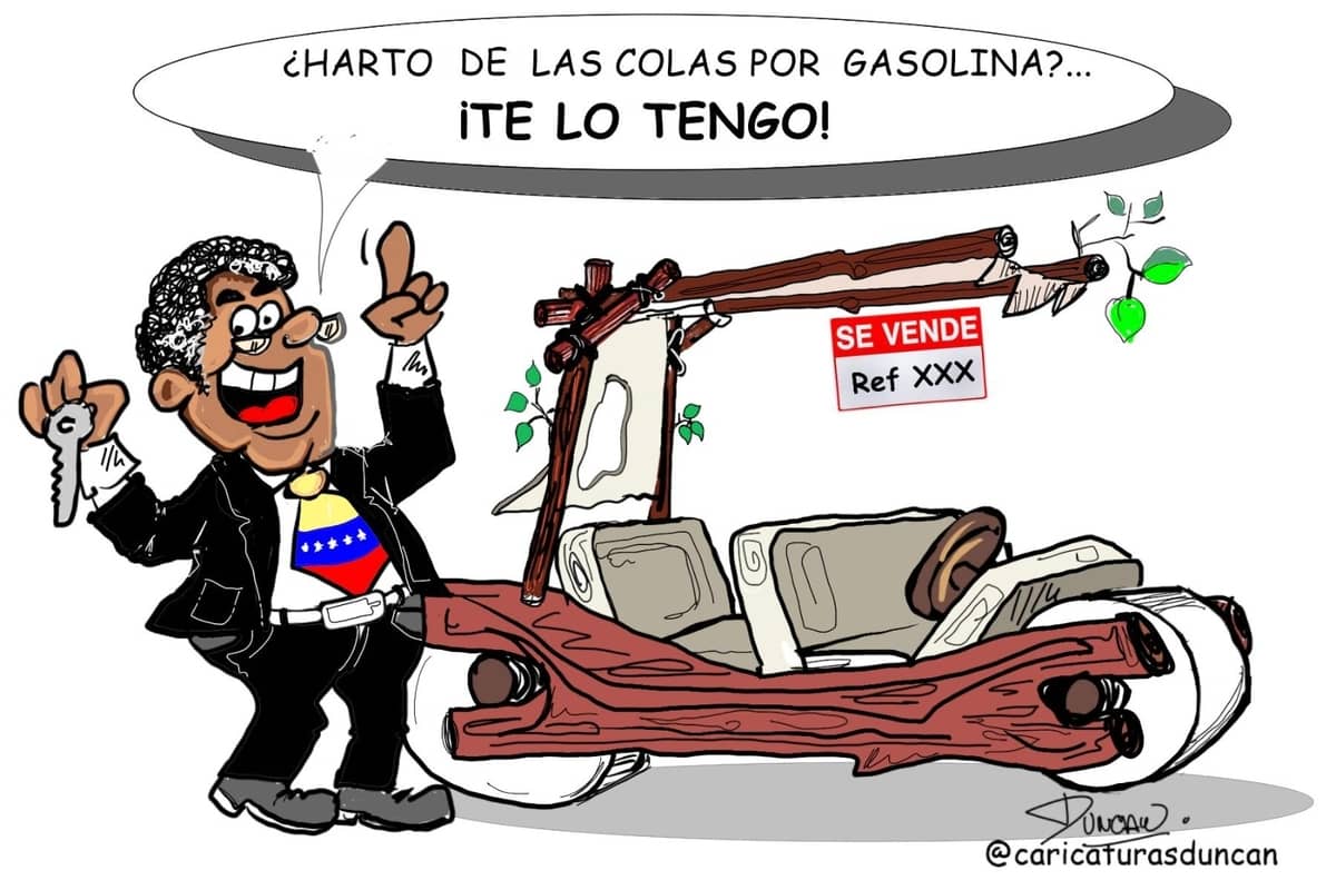 Te lo tengo - Caricatura de Duncan