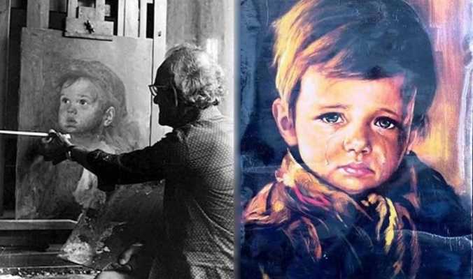 El cuadro maldito (del niño que llora)