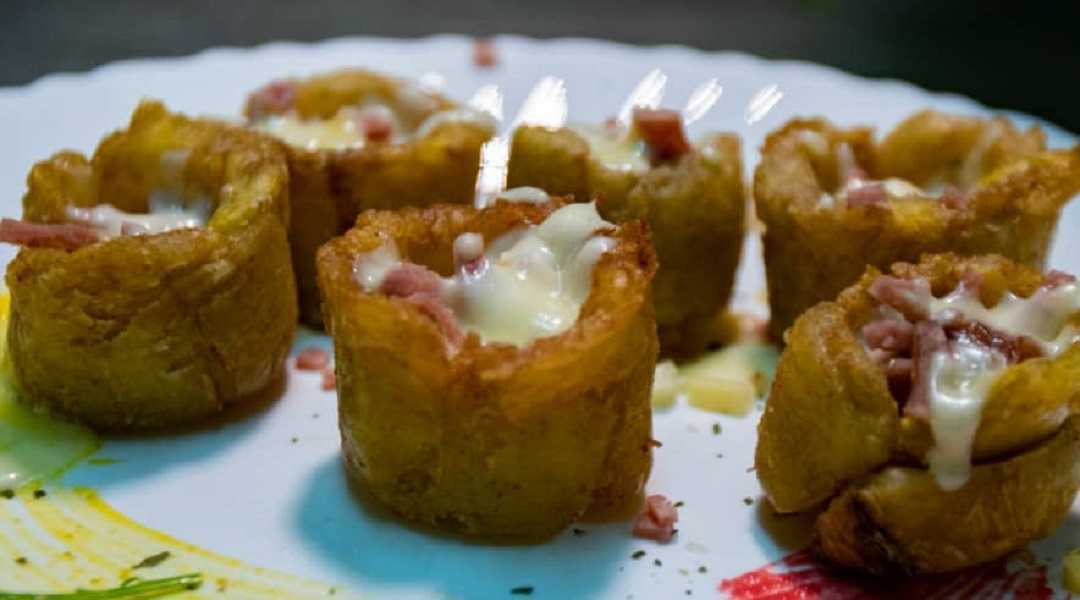 Tostones rellenos de jamón: prepara este delicioso plato