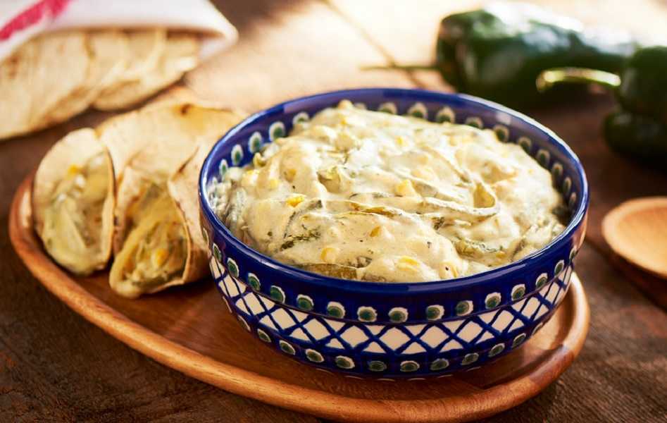 Rajas con crema: sabrosa receta para disfrutar en las tardes