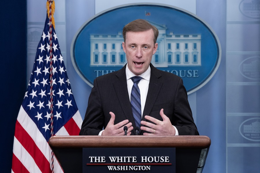 El consejero de Seguridad Nacional de la Casa Blanca, Jake Sullivan, en una fotografía de archivo. EFE/EPA/MICHAEL REYNOLDS