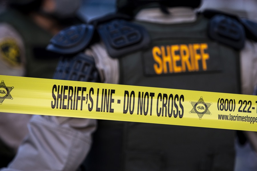 Imagen de archivo de una cinta de la policía de Estados Unidos. EFE/EPA/ETIENNE LAURENT