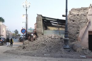 Vista de los daños ocasionados en Marrakech por el terremoto. EFE/María Traspaderne