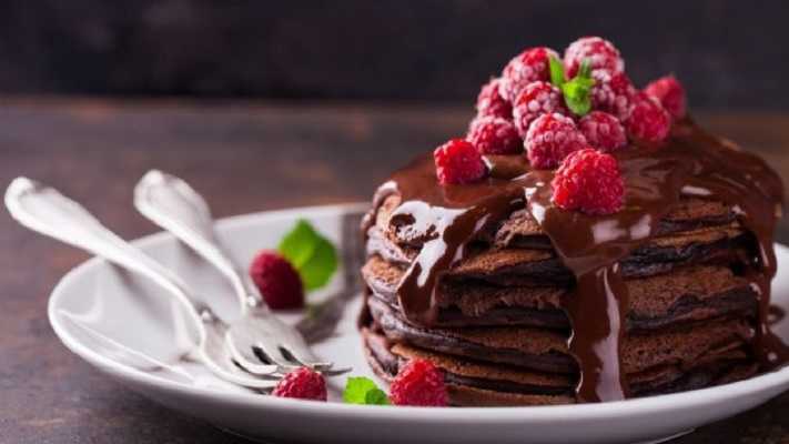 Hot cakes de chocolate