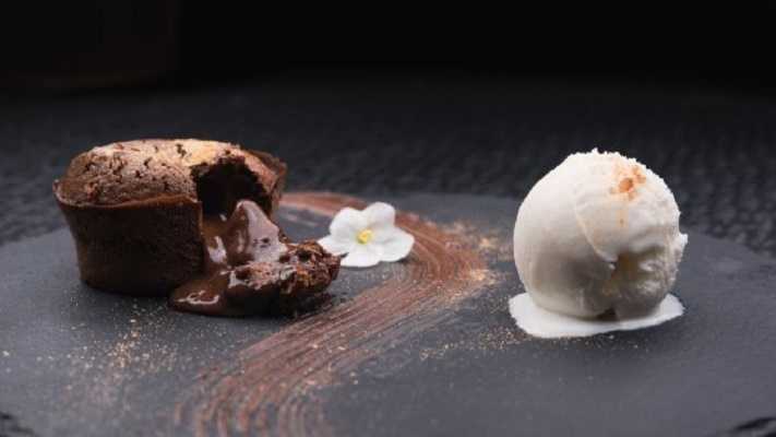 Mini pastelitos de chocolate