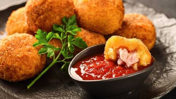 Croquetas de jamón con queso manchego
