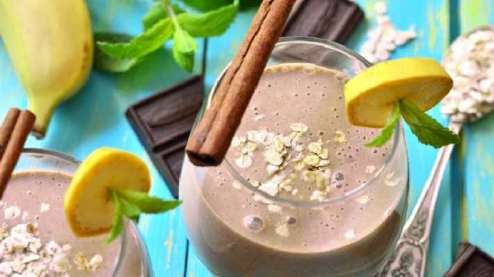 Licuado de avena con cacao