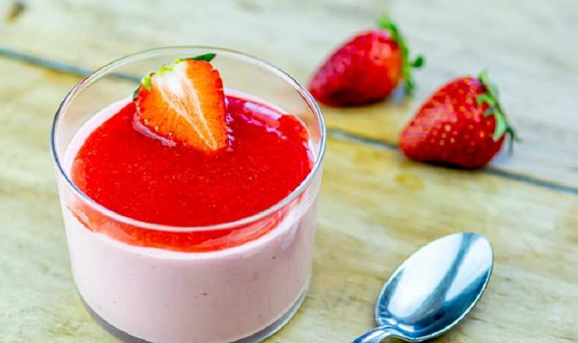 Mousse de fresa