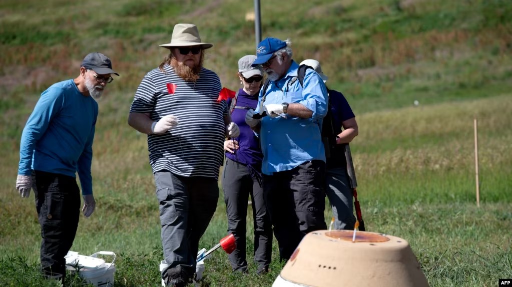 NASA muestra de asteroide imagen AFP