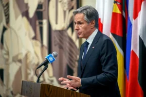 El secretario de Estado de Estados Unidos, Antony Blinken, en una fotografía de archivo. EFE/Sarah Yenesel