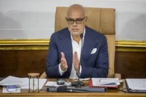 Jorge Rodríguez, presidente de la Asamblea Nacional de Venezuela, en una fotografía de archivo. EFE/Miguel Gutiérrez