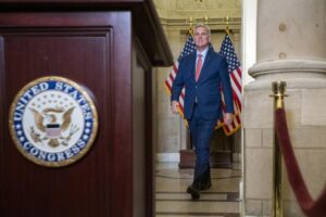 El presidente de la Cámara, Kevin McCarthy. EFE/EPA/Shawn Thew