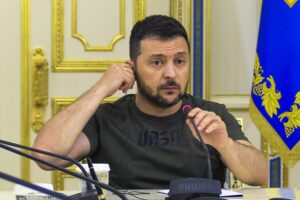 El presidente ucraniano, Volodímir Zelenski, en una fotografía de archivo. EFE/Marcel Gascón