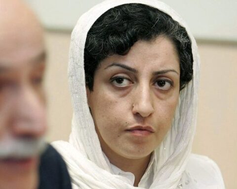 La activista iraní pro-derechos humanos Narges Mohammadi en una imagen de archivo. EFE/Magali Girardin.