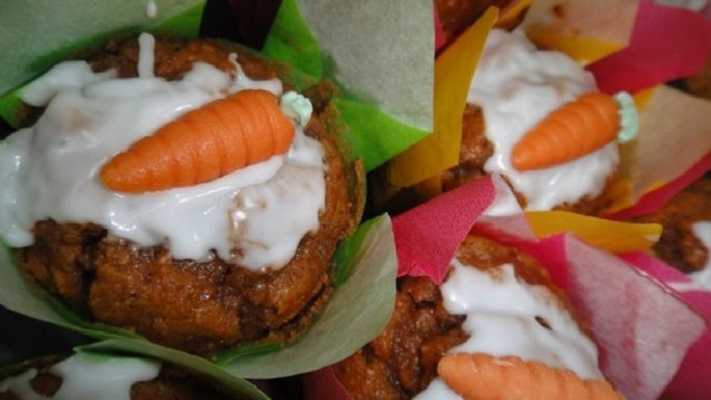 Muffins salados de zanahoria y calabacín