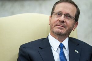 El presidente de Israel, Isaac Herzog. EFE/EPA/Shawn Thew/Archivo
