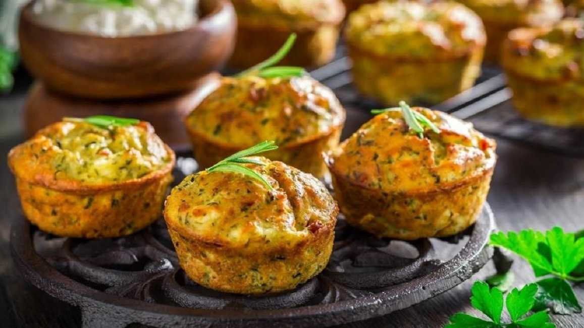 Muffins salados de zanahoria y calabacín: rica receta para preparar