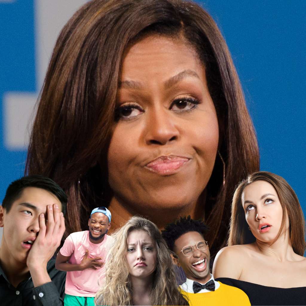 Una teoría de conspiración conspirativa o complot dice que Michelle Obama es hombre o transgénero
