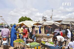 Imagen de archivo de un mercado en Niamey. EFE/ Issa Ousseini