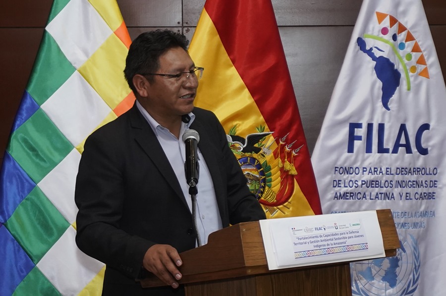 Imagen de archivo del vicecanciller, Freddy Mamani Machaca. EFE/ Javier Mamani