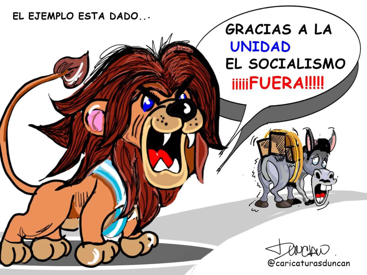 El ejemplo está dado - Caricatura de Duncan