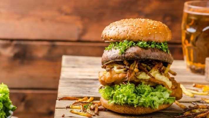 Hamburguesa con Portobello