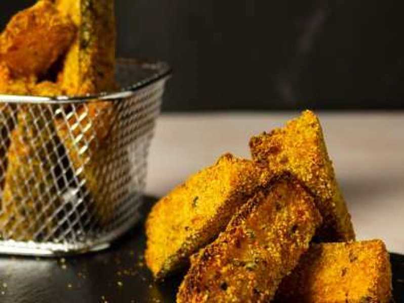 Crutones de calabacín con espinacas: prepara este rico plato