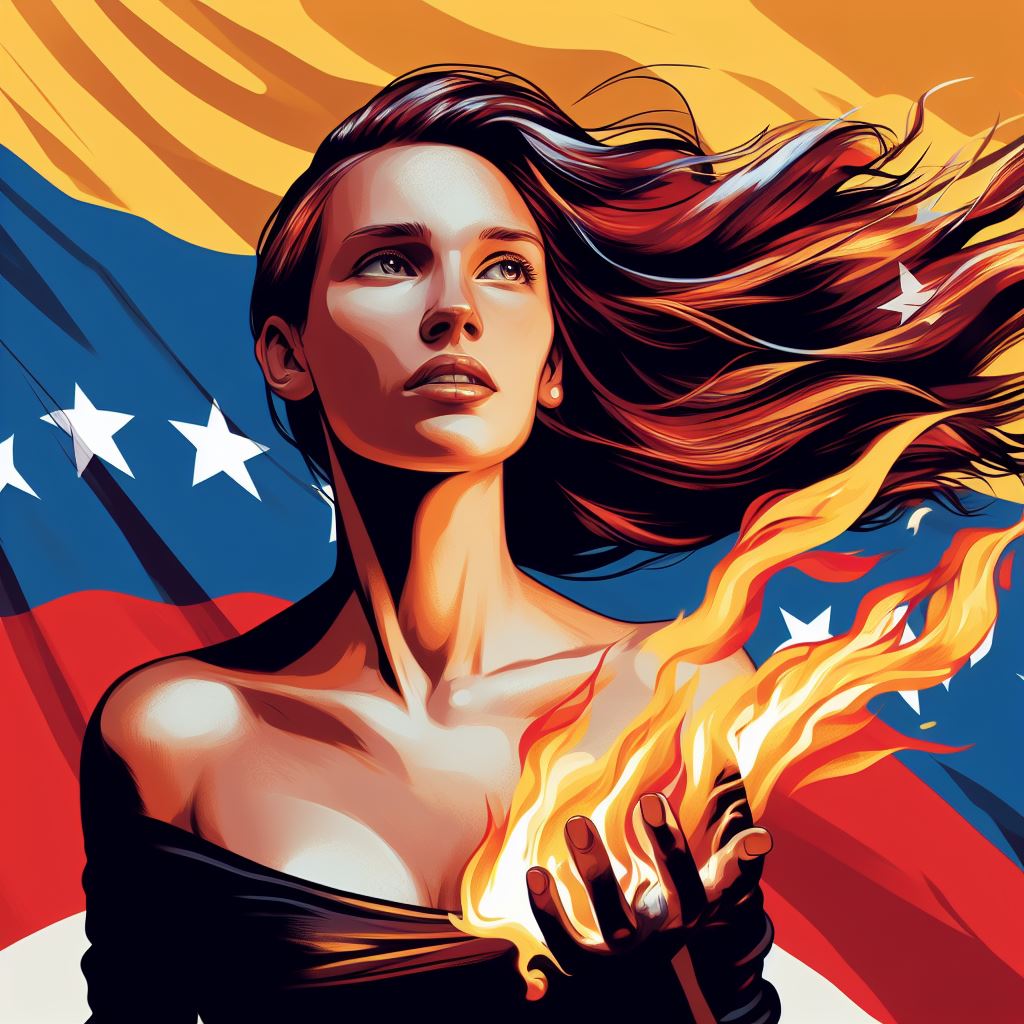 María Corina carga la antorcha de la esperanza Arquímedes Román