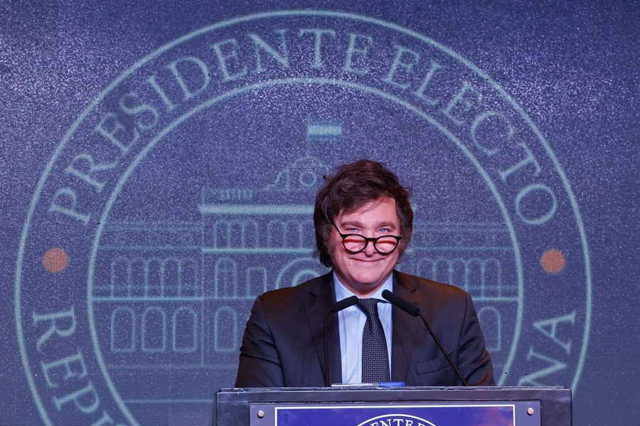 ¿Cómo afectará la llegada de Javier Milei a la relación de Argentina con China?. EFE/Juan Ignacio Roncoroni