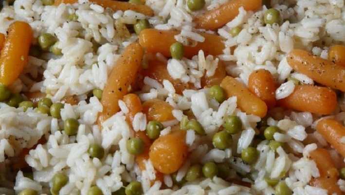 Risotto de alcachofas y guisantes