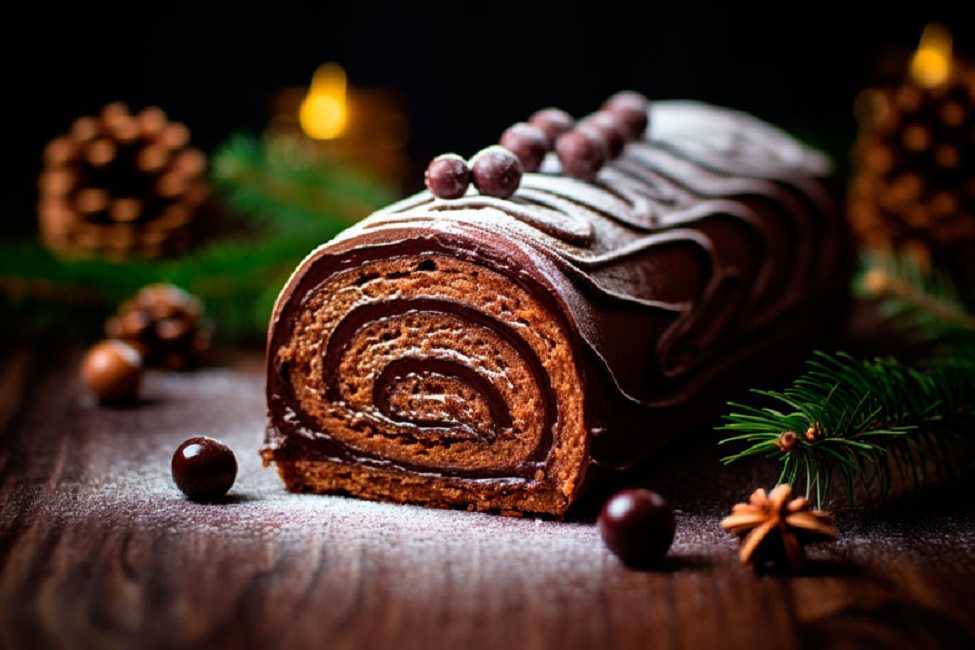 Tronco de chocolate: delicioso postre para celebrar la Navidad