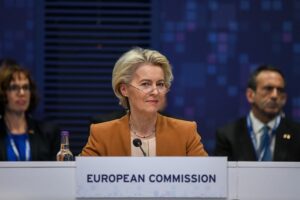 La presidenta de la Comisión Europea, Ursula von der Leyen, en una imagen de archivo. EFE/EPA/Chris J. Ratcliffe