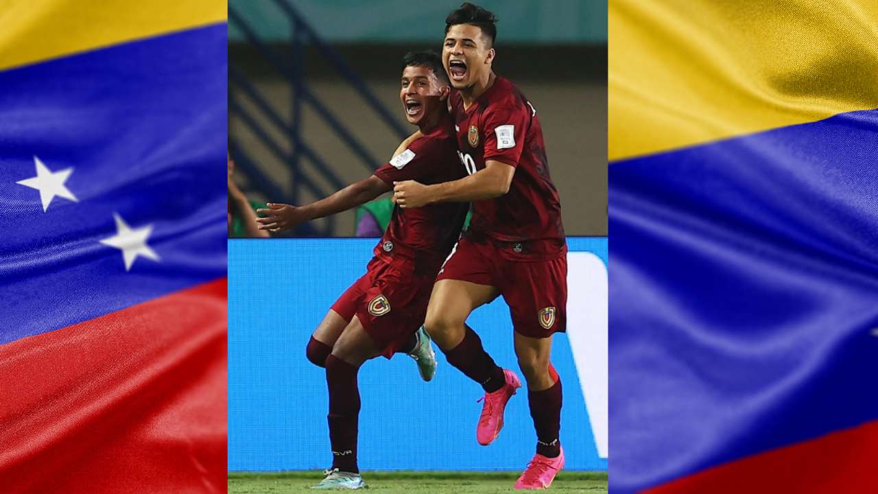 Venezuela le ganó a Nueva Zelanda 3 a 0 en el Mundial de Fútbol Sub-17