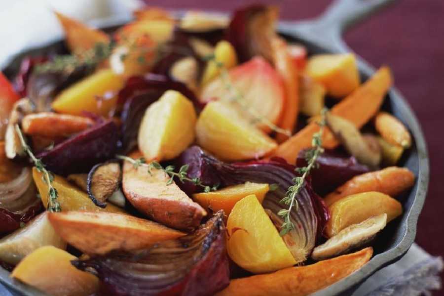 Verduras rostizadas para acompañar tu plato favorito