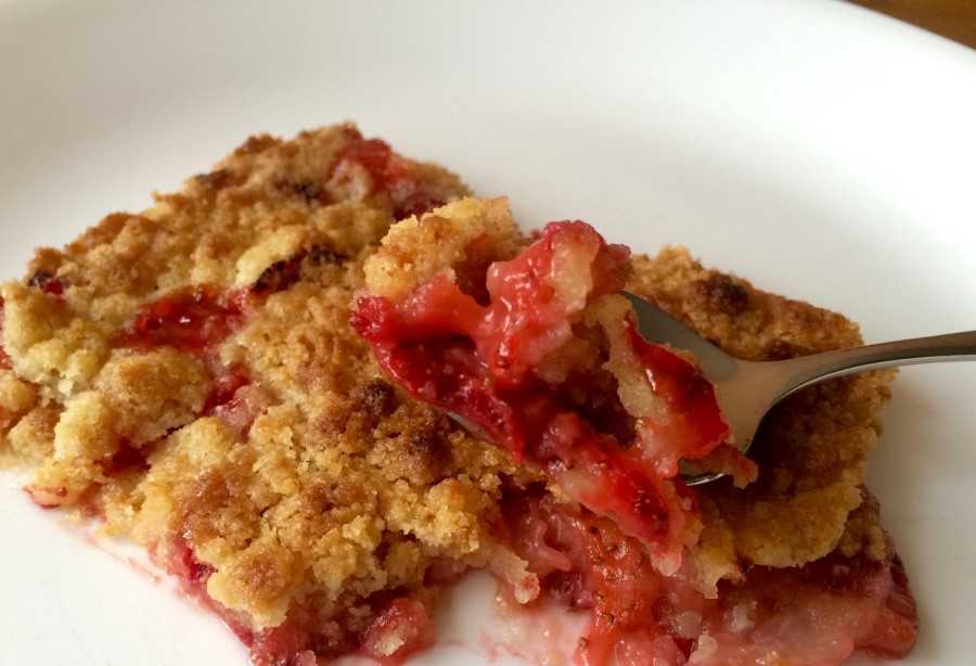Crumble de fresa