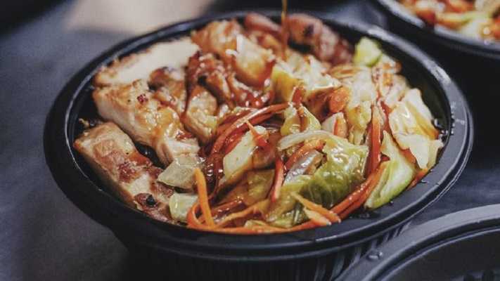 Pollo con salsa de habanero